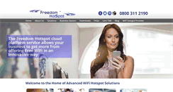 Desktop Screenshot of freedomhotspot.com